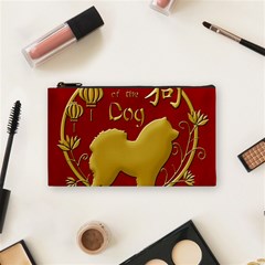 Year Of The Dog - Chinese New Year Cosmetic Bag (small)  by Valentinaart