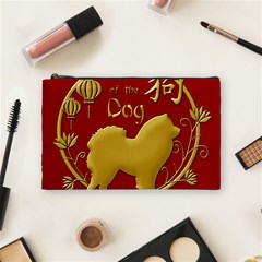 Year Of The Dog - Chinese New Year Cosmetic Bag (medium)  by Valentinaart