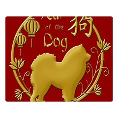 Year Of The Dog - Chinese New Year Double Sided Flano Blanket (large)  by Valentinaart