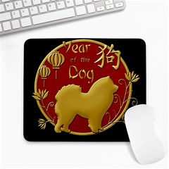 Year Of The Dog - Chinese New Year Large Mousepads by Valentinaart