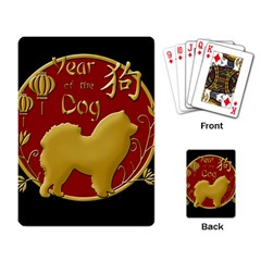 Year Of The Dog - Chinese New Year Playing Card by Valentinaart