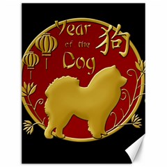 Year Of The Dog - Chinese New Year Canvas 12  X 16   by Valentinaart