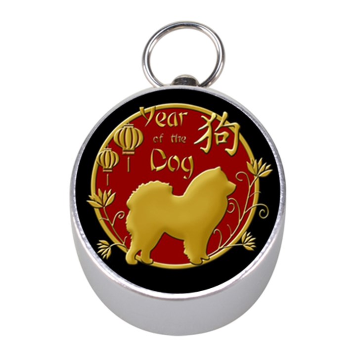 Year of the Dog - Chinese New Year Mini Silver Compasses