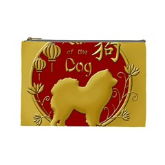 Year Of The Dog - Chinese New Year Cosmetic Bag (large)  by Valentinaart