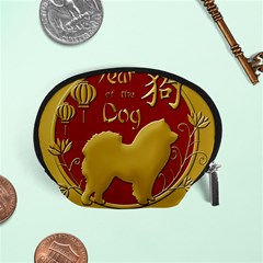 Year Of The Dog - Chinese New Year Accessory Pouches (small)  by Valentinaart