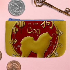 Year Of The Dog - Chinese New Year Large Coin Purse by Valentinaart