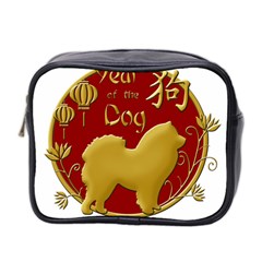 Year Of The Dog - Chinese New Year Mini Toiletries Bag 2-side by Valentinaart