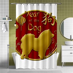 Year Of The Dog - Chinese New Year Shower Curtain 48  X 72  (small)  by Valentinaart