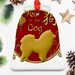 Year Of The Dog - Chinese New Year Bell Ornament (two Sides) by Valentinaart