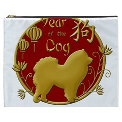 Year Of The Dog - Chinese New Year Cosmetic Bag (xxxl)  by Valentinaart