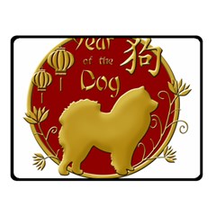 Year Of The Dog - Chinese New Year Double Sided Fleece Blanket (small)  by Valentinaart