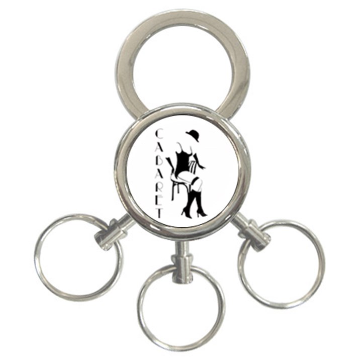 Cabaret 3-Ring Key Chains