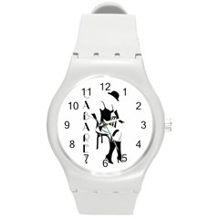 Cabaret Round Plastic Sport Watch (m) by Valentinaart