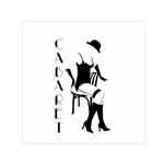 Cabaret Small Satin Scarf (Square) Front