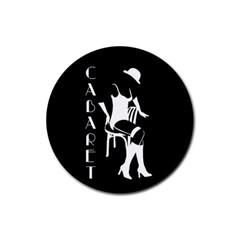 Cabaret Rubber Coaster (round)  by Valentinaart