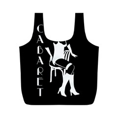 Cabaret Full Print Recycle Bags (m)  by Valentinaart