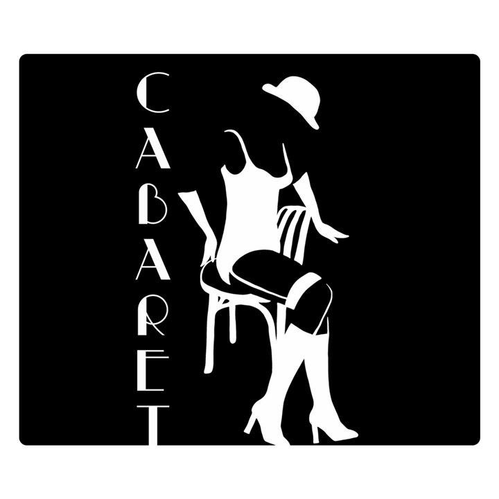 Cabaret Double Sided Flano Blanket (Small) 