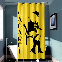 Cabaret Shower Curtain 36  X 72  (stall)  by Valentinaart