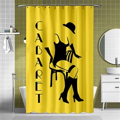 Cabaret Shower Curtain 48  X 72  (small)  by Valentinaart