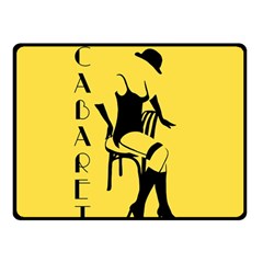 Cabaret Double Sided Fleece Blanket (small)  by Valentinaart