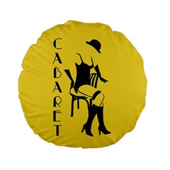 Cabaret Standard 15  Premium Flano Round Cushions by Valentinaart