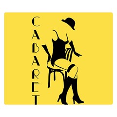 Cabaret Double Sided Flano Blanket (small)  by Valentinaart