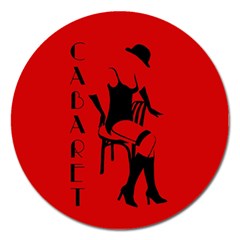 Cabaret Magnet 5  (round) by Valentinaart