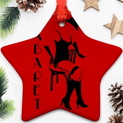 Cabaret Star Ornament (two Sides) by Valentinaart