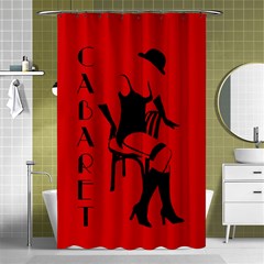 Cabaret Shower Curtain 48  X 72  (small)  by Valentinaart