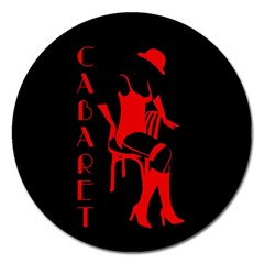 Cabaret Magnet 5  (round) by Valentinaart