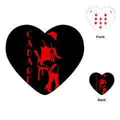 Cabaret Playing Cards (heart)  by Valentinaart