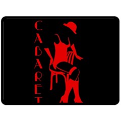 Cabaret Fleece Blanket (large)  by Valentinaart