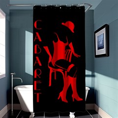 Cabaret Shower Curtain 36  X 72  (stall)  by Valentinaart