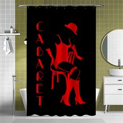 Cabaret Shower Curtain 48  X 72  (small)  by Valentinaart