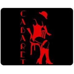 Cabaret Double Sided Fleece Blanket (medium)  by Valentinaart