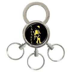 Cabaret 3-ring Key Chains