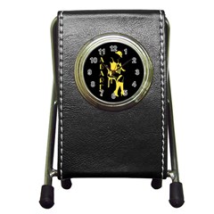 Cabaret Pen Holder Desk Clocks by Valentinaart