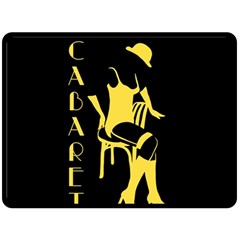 Cabaret Double Sided Fleece Blanket (large)  by Valentinaart