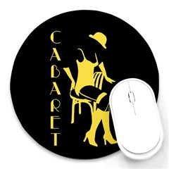 Cabaret Round Mousepads by Valentinaart