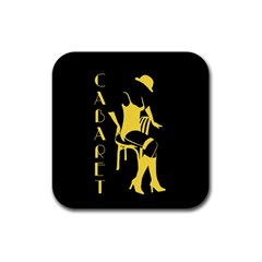 Cabaret Rubber Coaster (square)  by Valentinaart