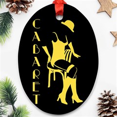 Cabaret Oval Ornament (two Sides) by Valentinaart