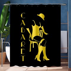 Cabaret Shower Curtain 60  X 72  (medium)  by Valentinaart