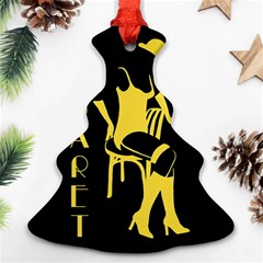 Cabaret Ornament (christmas Tree)  by Valentinaart