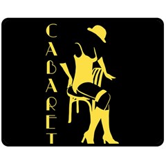 Cabaret Double Sided Fleece Blanket (medium)  by Valentinaart