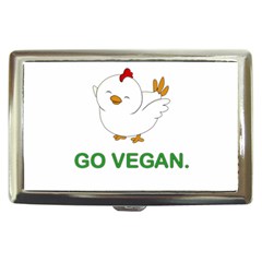 Go Vegan - Cute Chick  Cigarette Money Cases by Valentinaart