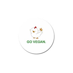 Go Vegan - Cute Chick  Golf Ball Marker (10 Pack) by Valentinaart