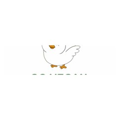 Go Vegan - Cute Chick  Satin Scarf (oblong) by Valentinaart