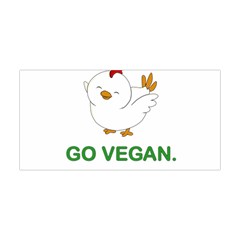 Go Vegan - Cute Chick  Yoga Headband by Valentinaart