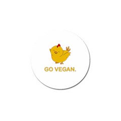 Go Vegan - Cute Chick  Golf Ball Marker (4 Pack) by Valentinaart