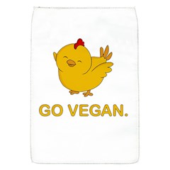 Go Vegan - Cute Chick  Flap Covers (s)  by Valentinaart